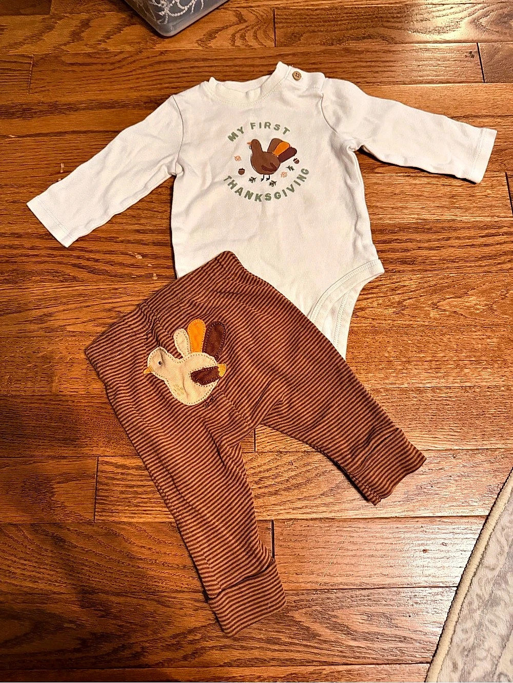 Thanksgiving Turkey Baby Matching Set